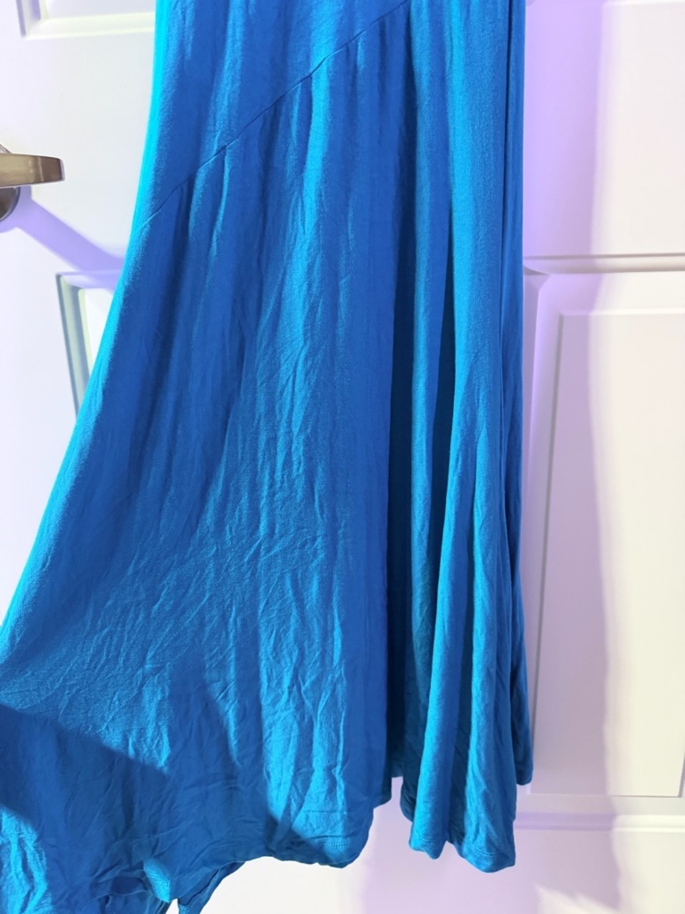 New Blue Strapless Maxi Dress- small - Picture 10 of 11